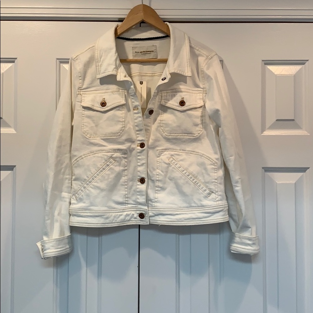 Pilcro white denim jacket - BRAND NEW with tags!